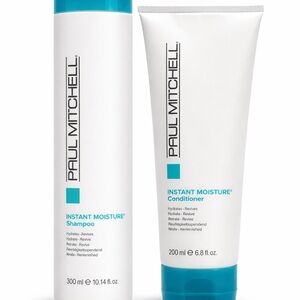 Paul Mitchell Instant Moisture Shampoo & Conditioner Duo - White and Teal
